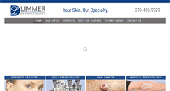 Desktop Screenshot of limmerdermatology.com